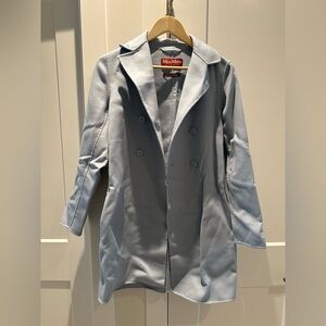 MaxMara Studio Cashmere  Sky Blue Coat
